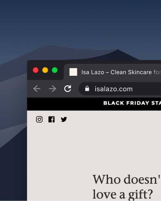 Isa Lazo Browser Preview