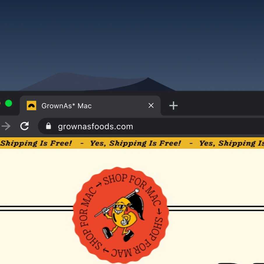GrownAs Mac Browser Preview